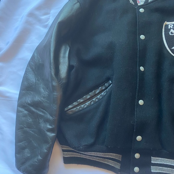 Vintage Oakland Raiders Varisty style jacket s44 - Picture 3 of 10